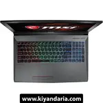 لپ تاپMSI مدل GF62VR 7RF-877 با پردازنده Core i7، گرافیک GTX 1060، حافظه 16 گیگابایت و 1 ترابایت نمای بالا