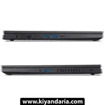 لپ تاپ گیمینگ Acer مدل Nitro V15 مشکی با پردازنده Intel Core i5 و کارت گرافیک RTX 2050 نمای کناری