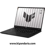 لپ تاپ گیمینگ 14 اینچ ASUS مدل: TUF Gaming A14 FA401WU-RG030 ظرفیت 1 ترابایت نمای باز از کنار