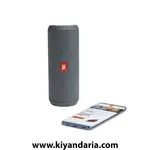 اسپیکر بلوتوثی قابل حمل JBL مدل Flip Essential با باتری قابل شارژ(مشکی متالیک)، نمای کلی