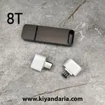 فلشش مموری 8 ترابایتی USB3.2 با سرعت انتقال بالا همراه با او تیجی و یو اس بی
