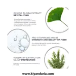 شامپو زنانه تقویتی ضد ریزش مو Phyto Phytocyane حجم 250 میلی ‌لیتر - حاوی ترکیبات گیاهی طبیعی نمای ترکیبات