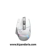 ماوس گیمینگ بی‌سیم Logitech G502 X Plus سفید.نمای کلی