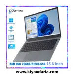 لپ تاپ گیمینگ 15.6 اینچ Justthink، با رم 16 گیگ DDR4 و پردازنده Celeron N5095، نمای دور