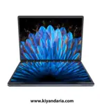 لپ تاپ دو مانیتوره 13.5 اینچ لمسی Justthink با پردازنده Intel N100 و رم 16 گیگابایت نمای روبرو