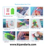 کیت نقاشی الماسی 5 بعدی، نمای جزئی