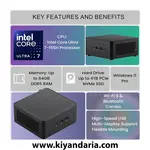 مینی کیس ایسوس مدل NUC 14 Pro AI پردازنده Ultra 7، رم 64 گیگابایت و حافظه 4 ترابایت SSD نمای کلی