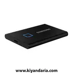 هارد SSD اکسترنال سامسونگ مدل T7 Touch ظرفیت 2 ترابایت - مشکی نمای کنار