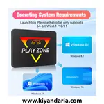 کنسول بازی قابل حمل با ظرفیت 1 ترابایت و بیش از 16000 بازی، نمای نزدیک