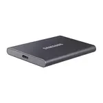 هارد اکسترنال SSD سامسونگ مدل T7 ظرفیت 500 گیگابایت - خاکستری نمای پایین