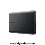 هارد اکسترنال توشیبا مدل Canvio Basics USB 3.2 Gen1 ظرفیت 4 ترابایت - مشکی نمای کنار