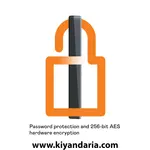 هارد اکسترنال وسترن دیجیتال مدل My Passport ظرفیت 5 ترابایت نمای امنیت