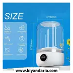 مینی واش شارژی Zoeydam مدل YE02 ظرفیت 1 لیتر مناسب لباس زیر و جوراب نمای دور 1