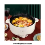 پلوپز و قابلمه برقی چند کاره HAOYUNMA مدل تک لایه – مناسب برای 1 تا 2 نفر نمای