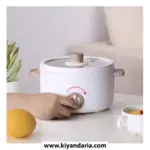 پلوپز و قابلمه برقی چند کاره BALASHOV مدل طرح چوب سرامیکی ظرفیت 1.5 لیتری  نمای جلو