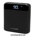 پاوربانک وی-واک 10000 میلی‌ آمپری مدل HT-B10D، مشکی از کنار