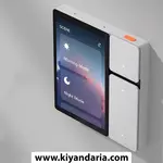 پنل هوشمند 3.5 اینچی Tuya با نمایشگر LCD و پشتیبانی دوربین برند EOENKK مدل TPP06 سفید. نمای اصلی