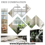 آینه دیواری آکریلیک بدون قاب ALMEKAQUZ مدل 4 عددی. نمای اصلی