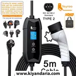 شارژر برقی خودرو های الکتریکی فی‌ ری شارژر قابل حمل نوع 2 IEC 62196 و نوع 1 J1772. نمای اصلی