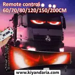 پنل نمایشی شیطانی چشم LED خودرو قابل‌انعطاف با کنترل از راه دور- مناسب کامیون و سواری. نمای اصلی