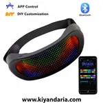 عینک نورانی هوشمند چند زبانه LED بلوتوثی کنترل اپ. نمای اصلی
