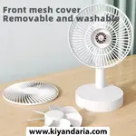 پنکه رومیزی شیائومی مدل Youpin Small White، قابل حمل با 4 حالت باد و تایمر 8 ساعته. نمای اصلی
