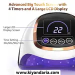 لامپ UV و LED ناخن Angju مدل 168W. نمای بالا