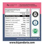 گمیز کلاژن و بیوتین کاربامید فورت طعم میوه های مخلوط - 60 عدد. نمای کلی