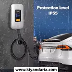 ایستگاه شارژ خودرو های الکتریکی IPENGEN Type1. نمای روبرو