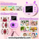 دوربین کودک برند Kialloy مدل S2 با لنز چرخان، 1080P HD. نمای کلی