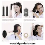 سشوار و استایلر 5 در 1 پاروین پرو بیوتی رنگ صورتی. نمای کلی