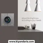 کلید دیمر هوشمند Tuya Zigbee سفید. نمای دیگر