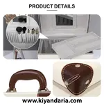 کیف آرایشی قفل دار urecity مدل Vintage PU. نمای نزدیک