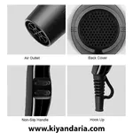 سشوار 2200 وات برند WSXTCUN مدل Professional Hair Dryer. نمای کلی