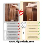 برس ماساژور سر و اپلیکاتور روغن جنریک مدل LBF0001 با نور قرمز. تفاوت
