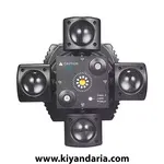 پروژکتور حرفه‌ای نورپردازی رنگی LED Moving Head 48 وات مدل SHC-012. نمای دیگر
