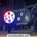 پروژکتور لیزری RGBW مدل لنز چشم زنبوری. نمای دیگر