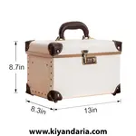 کیف آرایشی قفل دار urecity مدل Vintage PU. ابعاد