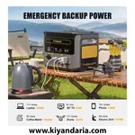 ژنراتور قابل حمل VTOMAN FlashSpeed 1000 با توان 2000 وات و ظرفیت 828Wh. نمای کلی