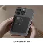 پاوربانک مغناطیسی 5000 میلی‌آمپری Momax Q.Mag X - خاکستری
نمای پشت