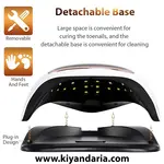 لامپ UV و LED ناخن Angju مدل 168W. نمای کلی