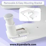 پشتی دست آرایشگری ناخن مادنیا مدل قابل تنظیم ارتفاع. نمای زیر