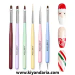 ست قلم های طراحی ناخن Modelones. نمای روبرو