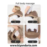 ماساژور گردن و شانه شیاتسو با حرارت و ماساژ عمیق. نمای کلی