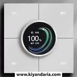 کلید دیمر هوشمند Tuya Zigbee سفید. نمای کلی