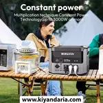 پاورباکس مسافرتی YESPER PB-58 با ظرفیت 1408Wh- باتری LiFePO4. نمای جلو