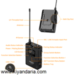 میکروفون بی سیم کامیکا COMICA CVM-WM200IIC