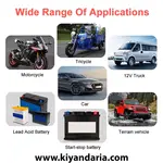 شارژر هوشمند باتری خودرو 12V 6A با نمایشگر و ترمیم پالس EAFC قرمز. مورد استفاده