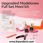 کیت ناخن ژل ایکس مدل Modelones شامل 510 عدد تیپ ناخن بادامی.نمای4