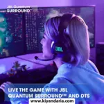 هدفون بی‌سیم گیمینگ JBL مدل Quantum 610(مشکی)
 نمای کاربردی